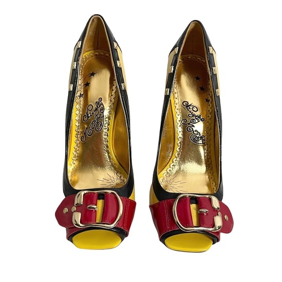 Naughty Monkey | Boxy Open Toe Pump Heel - Picture 2 of 10